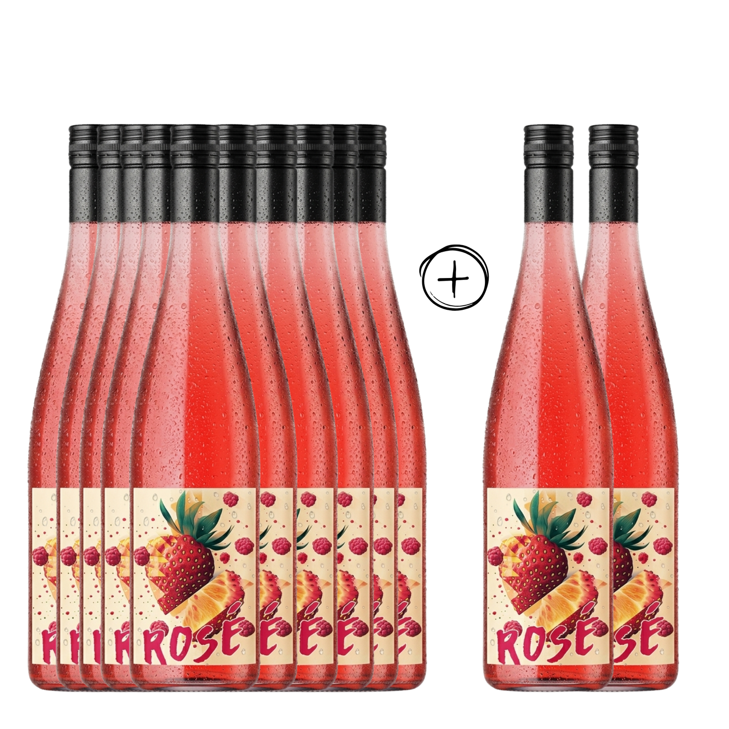 Weincrowd Rosé fuchtsüß 10+2