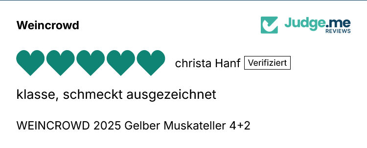WEINCROWD 2025 Gelber Muskateller 4+2 Aktion
